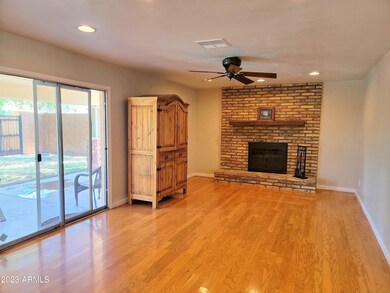 Great Room gleaming wood flooring
