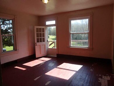 Exterior Front. Dining room in farm house