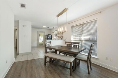 BREAKFAST AREA OPEN TO LIVING NO CARPET
