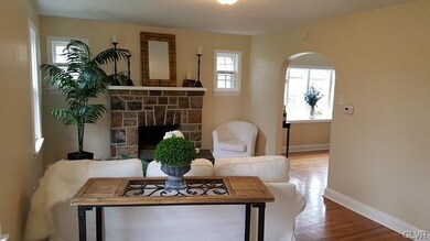 Living Room with Fireplace