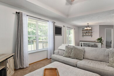 Open living and dining