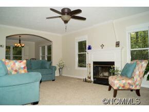 Living Room with Fireplace