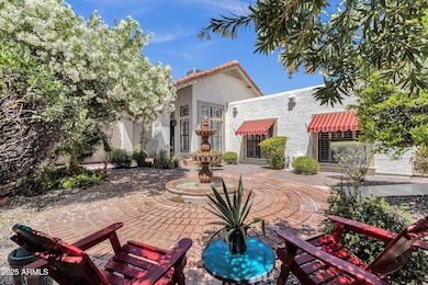 Large, private courtyard
