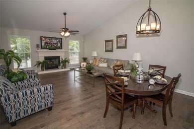 Vaulted, open floor plan!