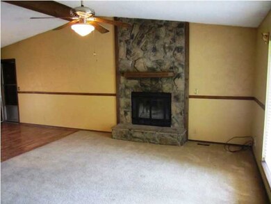 Living room with wonderful fireplace