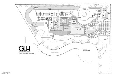 Plans for 14,500 sf main house and 2500 sf guest h