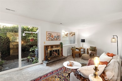 Greenery filling up your windows from you spacious living room.