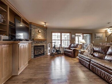 Wood floors on the main level
