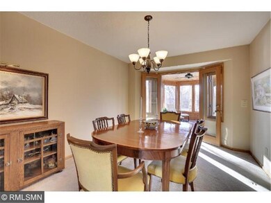 Large formal dining room.