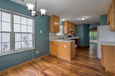 Kitchen and eating space