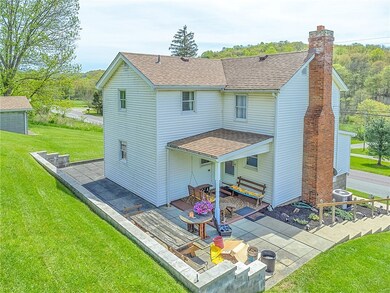 View of back side of home.