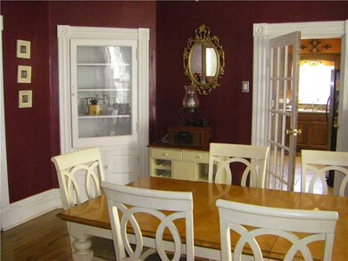 Dining Room. Lovely built-ins and gas fireplace. S
