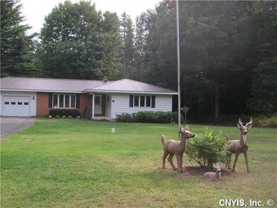 Exterior Front. Private country Ranch on 32 wooded