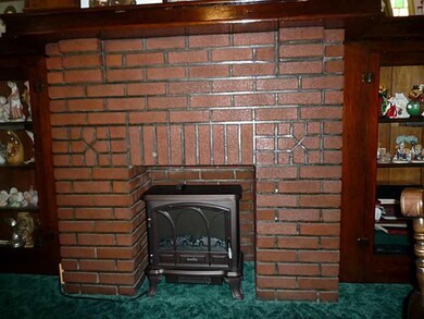 Living Room. Fireplace with insert