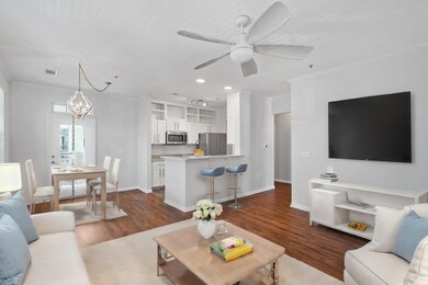 Family Room-Dining - virtually staged