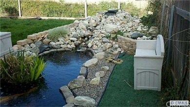 Sitting areas by Koi Pond.