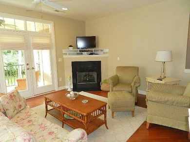Gas log fireplace
