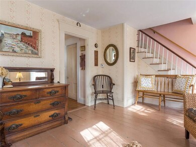 The staircase leads to the second...