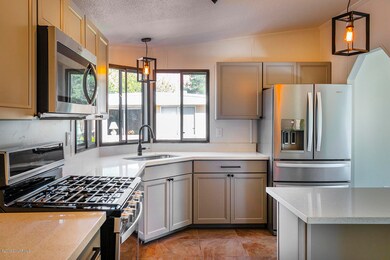 Kithcen with sitting area