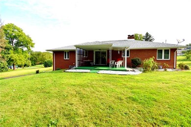 pretty flat yard and nice rear patio