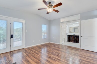 Master Bedroom with entrance to backyard