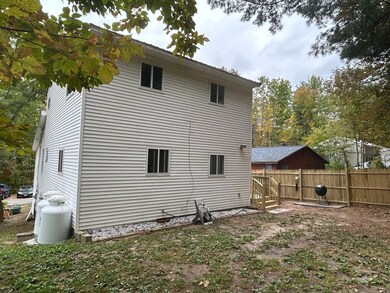 rear of house