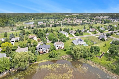 frontage on community pond