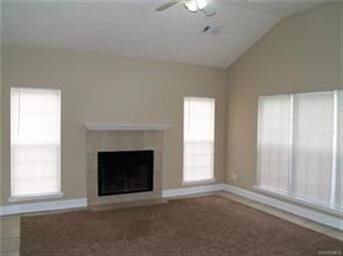 Great Room w/Fireplace and Vaulted Ceiling