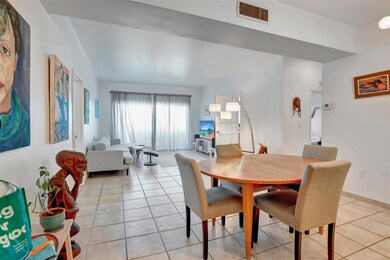 Dining and living area