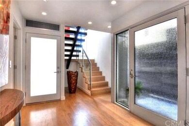 Entrance on the ground floor & stairs that lead to