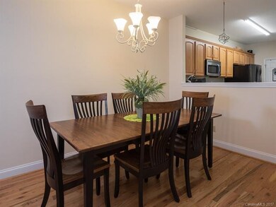 Closer view of dining area.