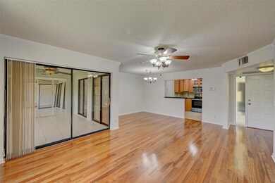 Another view of the spacious living/dining area