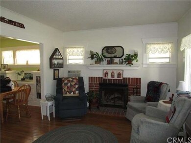 Living room fireplace