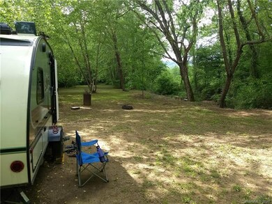 View of lot towards Youngs Creek (camper not included)
