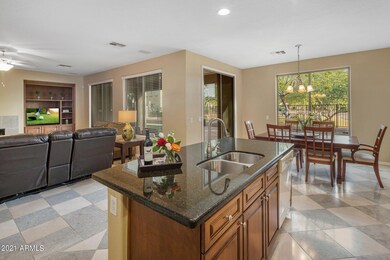 Kitchen and living room