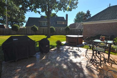Grill out with family and friends on the large sto