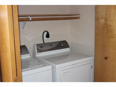 Laundry closet in kitchen. Washer/ Dryer stay!