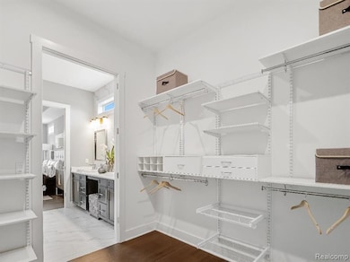 Large walk-in closet