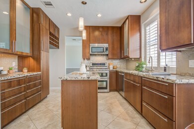Plenty of cabinet space for all the chef's tools!