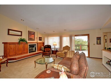 Living room featuring gas fireplace