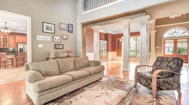 Living Area Open to Kitchen, Foyer and Dining