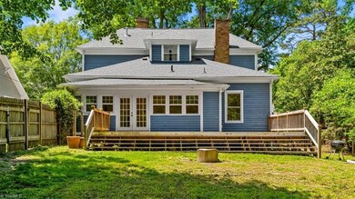 Large deck to enjoy the great backyard.
