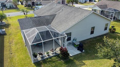 Aerial view of home looking back to front highligh
