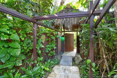 Cross over a small bridge to enter this magical world.