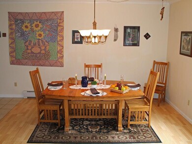 Dining room, part of the open plan...