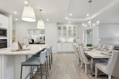 Kitchen and dining area
