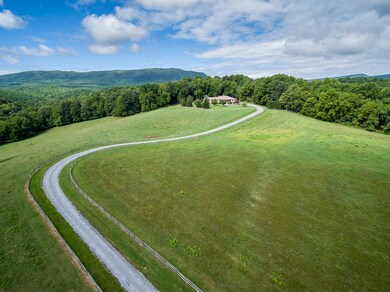 Extensive private driveway
