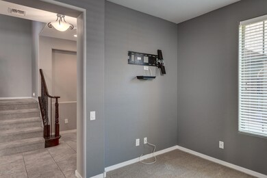 Office with TV mount