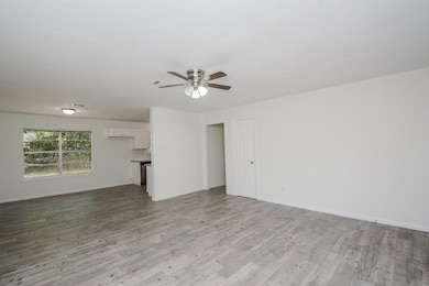 Living looking to kitchen