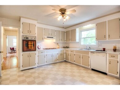 Huge Eat in Kitchen!  Cupboards have been freshly 